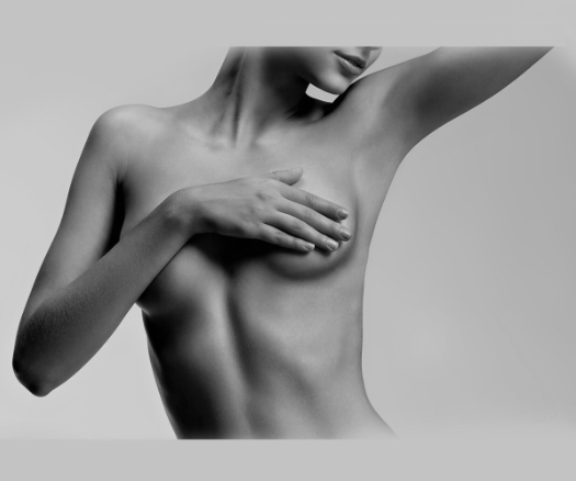 Breast reduction consultation with patient and surgeon